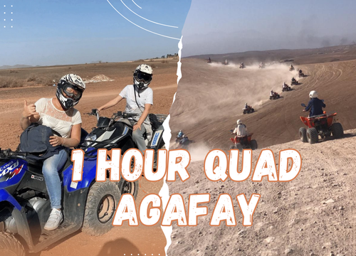 🏜 1 Hour Quad Agafay Desert Tour from Marrakech